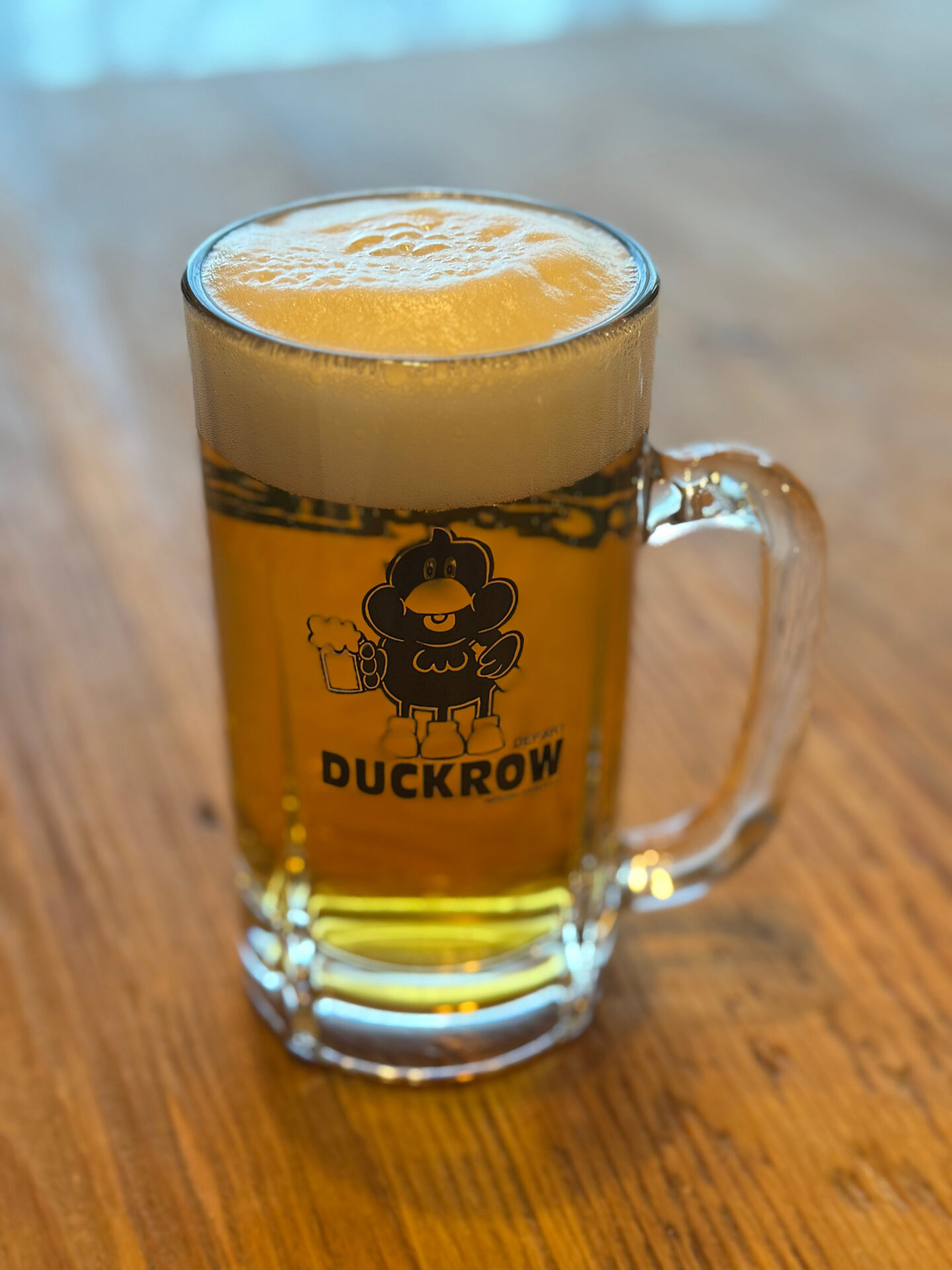 DUCKROWDEPART  BEERはGASOLINEジョッキ